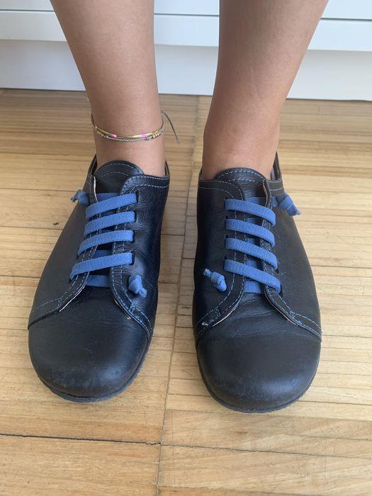 Sapatos ténis azuis Camper
