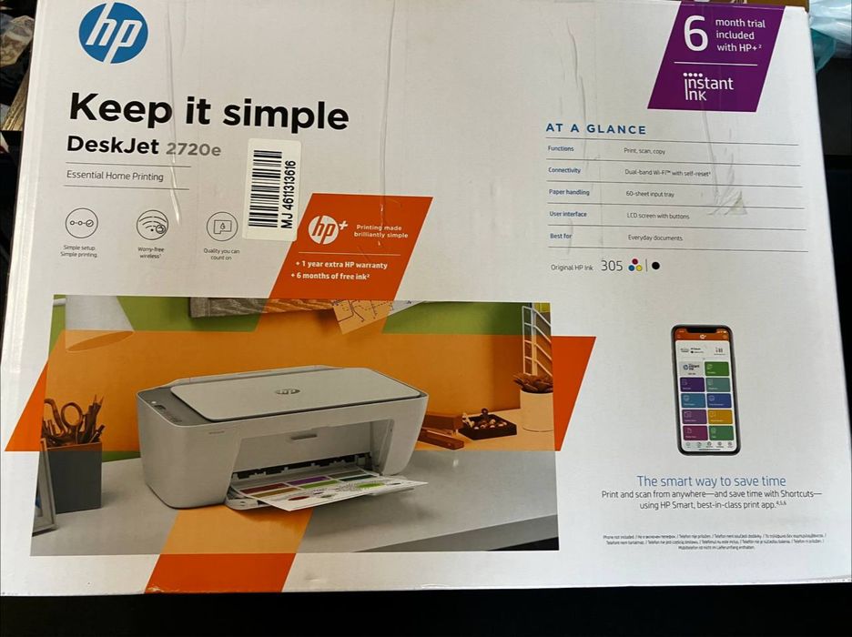 прінтер hp deskjet 2720e