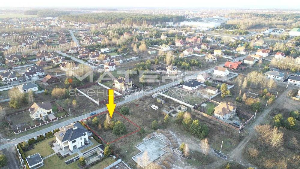 Гореничі Продаж ділянки 10 соток, хороше місце Світло Газ Асфальт