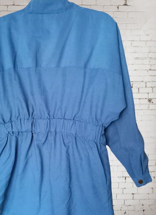 CARRY Niebieska parka Kurtka oversize Koszulowa XS/S