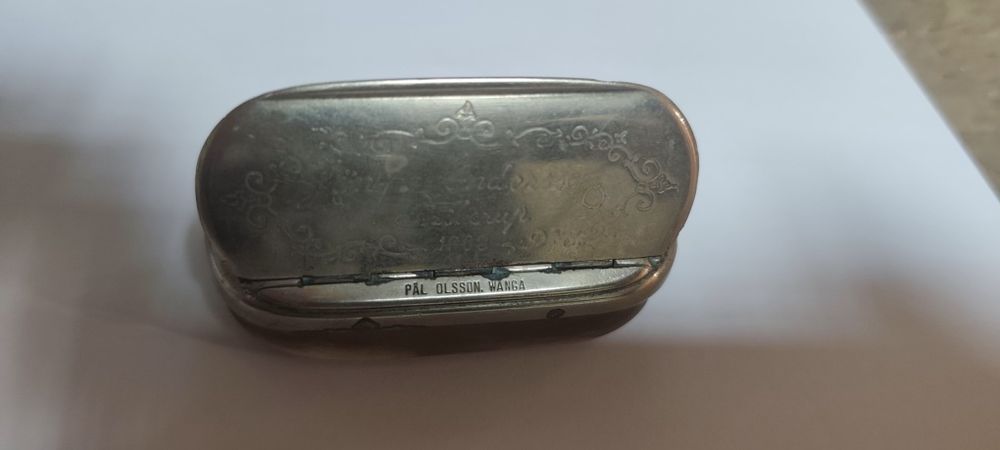 Szwecja tabakierka 1908r