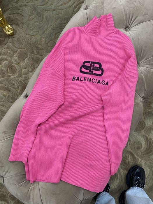 Туніка вʼязана малинова