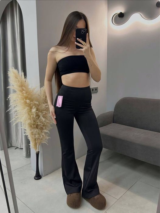 Брюки лосины лосины колеш  брюки клеш