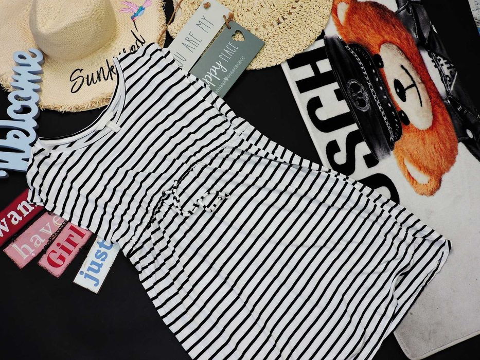 H&M Mama ciążowa letnai sukienka paseczki odcinana M