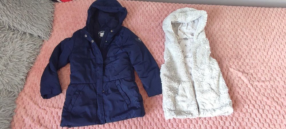 MEGA PAKA ponad 130 SZTUK Ubrania dla dziewczynki rozmiar 128 mega