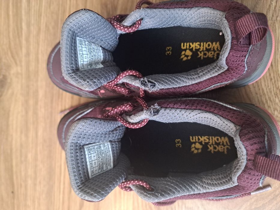 Buty jack wolfskin trekkingowe 33