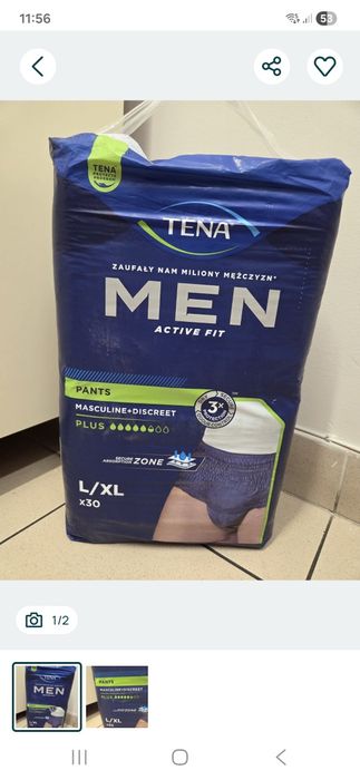 Tena men pieluchomajtki 60 sztuk