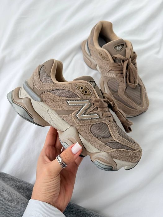 New Balance 9060 Brown Mushroom жіночі кросівки ню беланс 9060