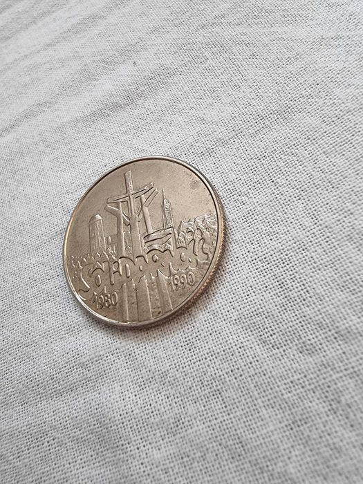 2x moneta 10000zł Solidarność 1990 rok