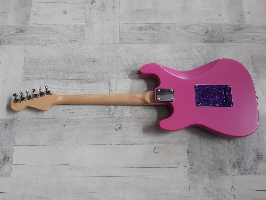 Piękna Gitara Stratocaster Pink Purple-HSS- wysyłka Gratis lub zamiana