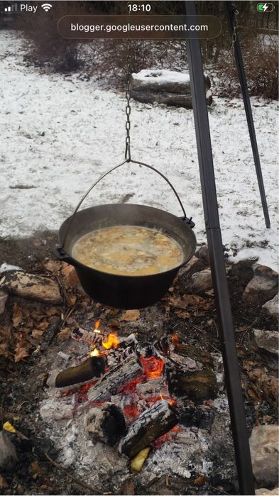 Kulig kuligi ognisko kielbaski