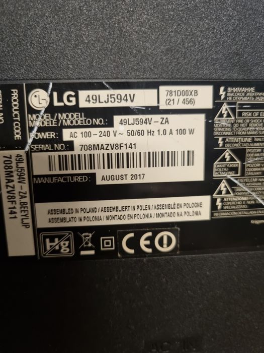 Telewizor LG 49 CALE SMART
