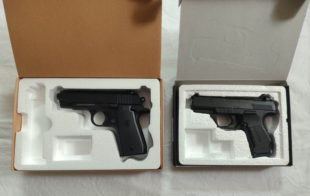 Shotgun e Pistola de MOLA nova Airsoft