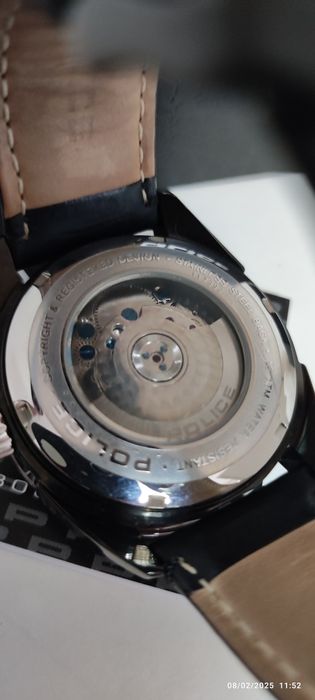 Relógio Police dual time automático