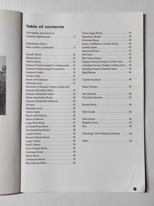 Guia Palácio Schönbrunn Viena Áustria (inglês)
