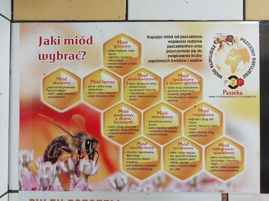 Miód naturalny z małej Pasieki