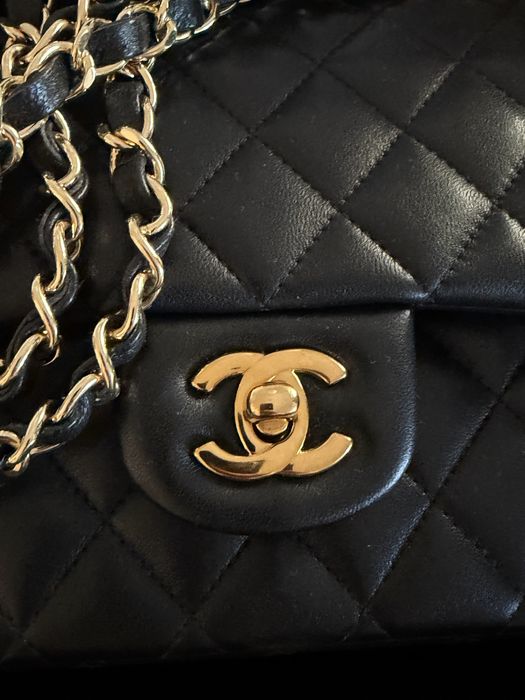Chanel Double Flap- lamb skin medium