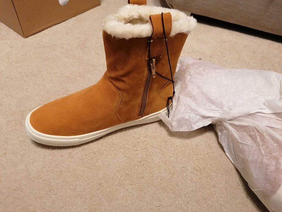 Botki sportowe ocieplane camel 37 i 38
