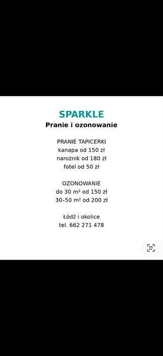 Ozonowanie i pranie kanap narożników Łódź usuwanie zapachów