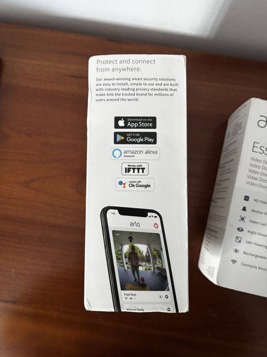 Arlo Essential Campainha sem Fios SELADAS