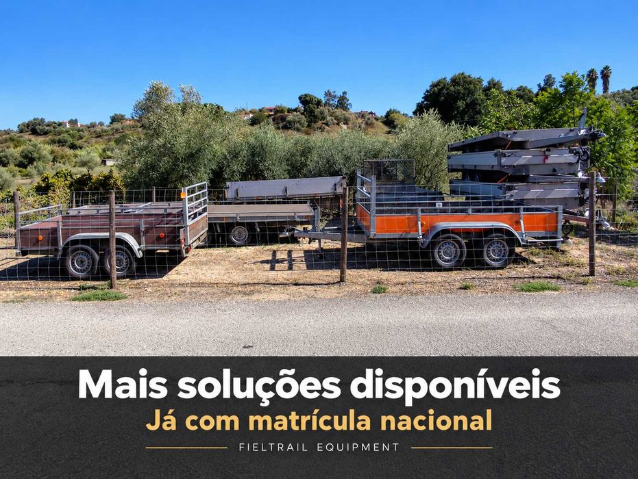 Reboque ATEC EB2 2.1, dois eixos, 2000 kg