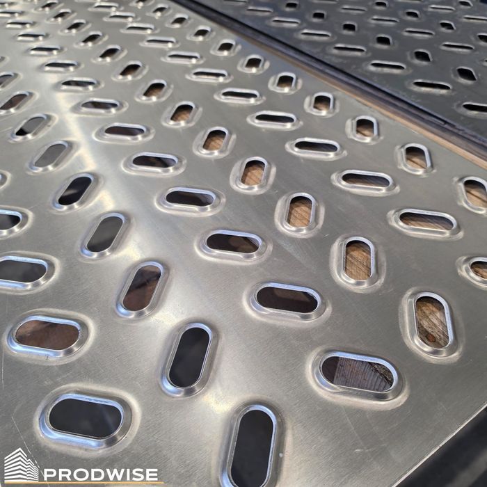 Najazdy / podjazdy / trapy wjazdowe aluminiowe Lohr 2,5 m (315mm x 2500mm) PRODUCENT (2m / 2,5m / 3m) (do przyczep, autolawet, lawet, pomoc drogowa)