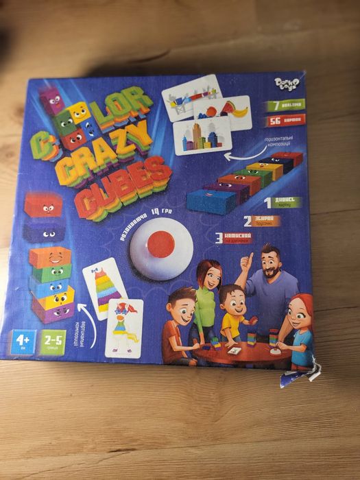 Гра настільна Danko Toys Color Crazy 4+