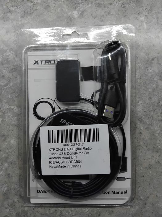 USB-адаптер DAB/DAB+ від XTRONS, призначений для отримання цифрового р