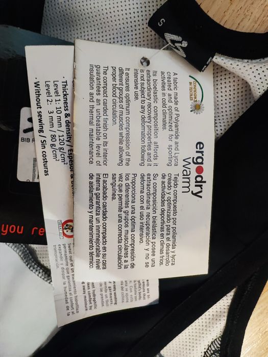 Nowe Spodnie rowerowe ZIMOWE SPIUK Bib plants star team pro rozm. s