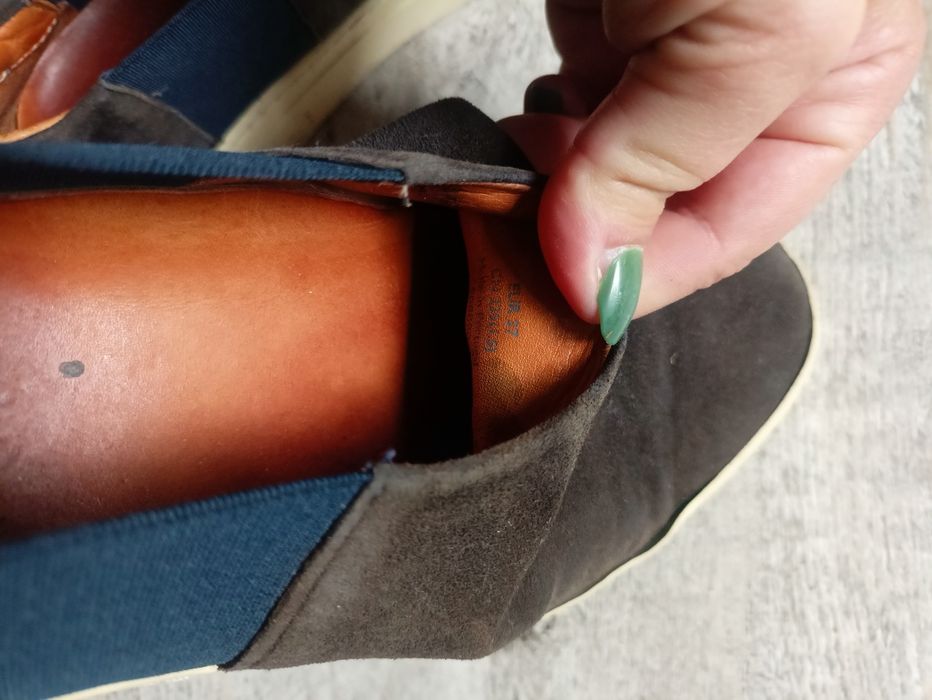 Wsuwane buty skórzane COS, rozmiar 37