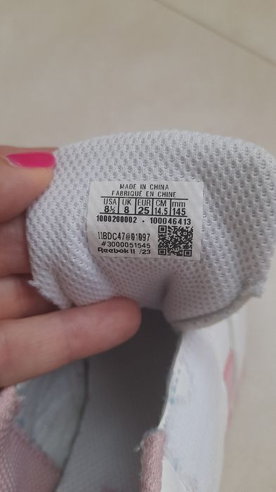 Ténis Reebok menina