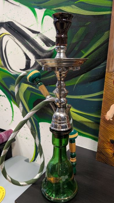 Hookah em vidro  verde