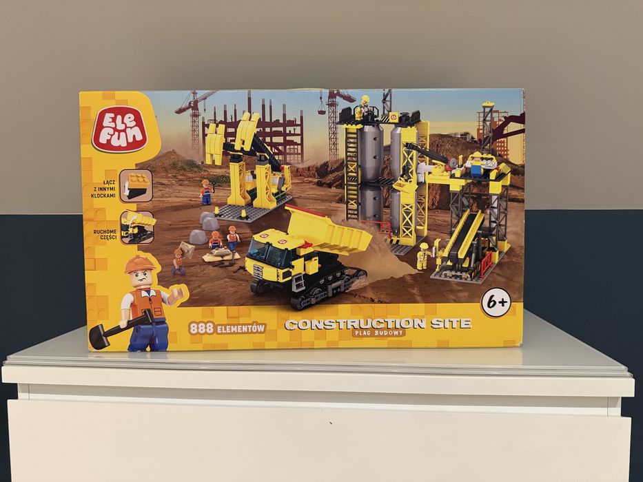 Ele fun klocki plac budowy