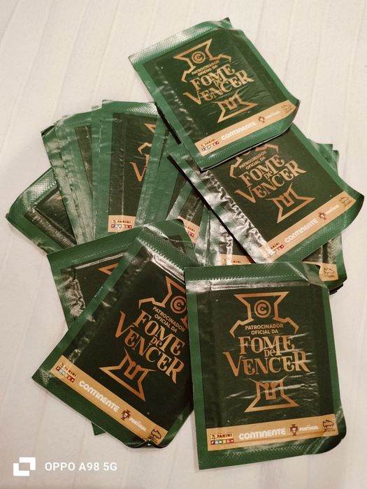 Saquetas cromos Fome de Vencer