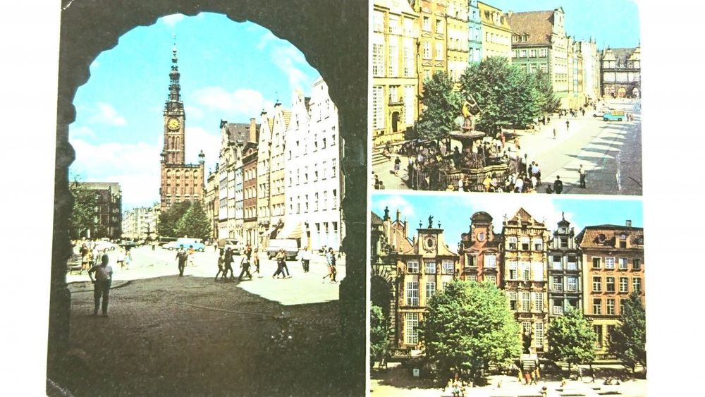 Gdańsk. Długi Targ - pocztówka stan dobry