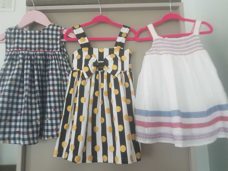 Paka, zestaw ubranek dla dziewczynki rozmiar 74- 80