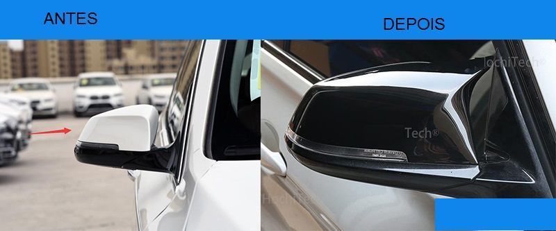 Capa espelho retrovisor Bmw F20 F21 F22 F23 F30 F31 F32 F36 E84 F87 X1