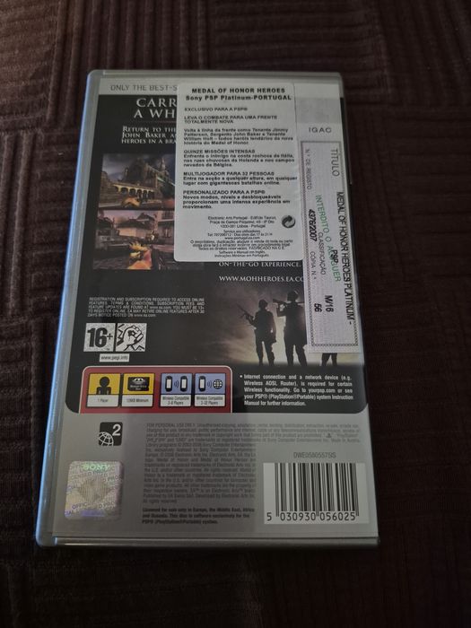 Jogo PSP - Medal of Honor Heroes