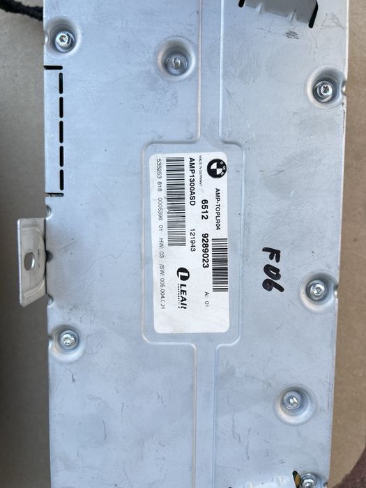 Bang Olufsen Harman Kardon BMW f10 f11 f12 f13 f06 f01 f15 f16 f85 f86