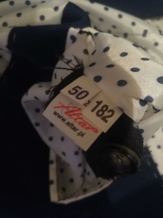 Garnitur Męski rozm. M/L 50- 52/178-182 jak nowy