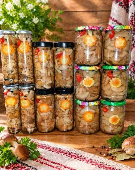 Маслята мариновані - 0.5 л.