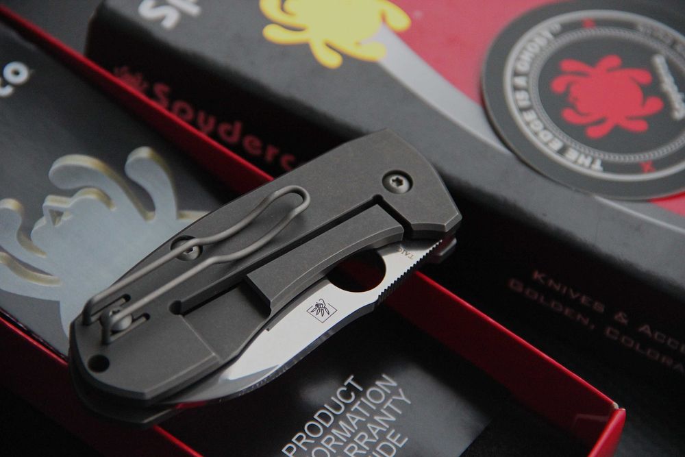 Taniej: Spyderco TECHNO II - nowy, pełen komplet.