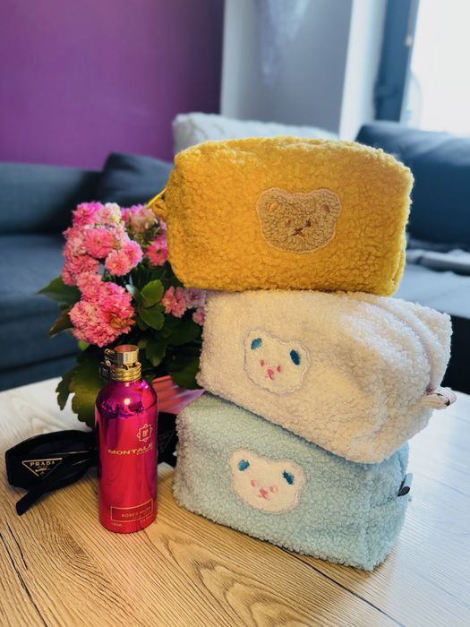 Teddy cosmetic bags handmade косметички
