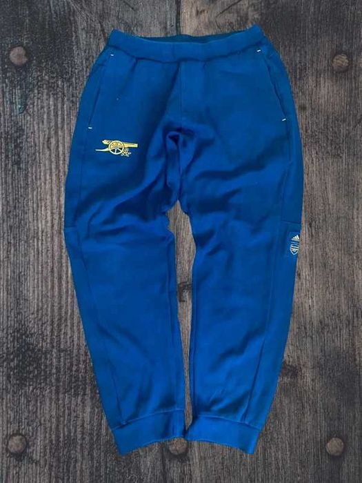 Spodnie dresowe Adidas Arsenal granatowy football pants navy S