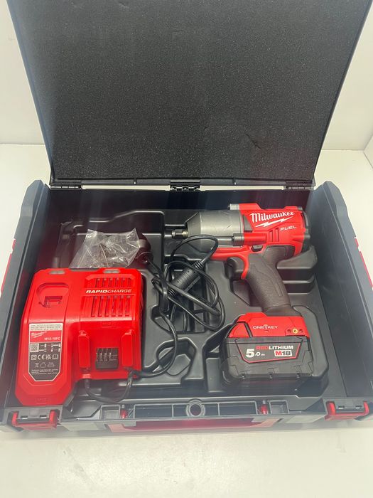 Klucz udarowy 1/2'' 18V Milwaukee M18 ONEFHIWF12 1x5Ah walizka gw12m fv23