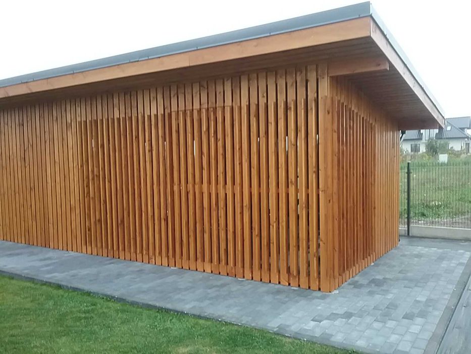 Garaże i Tiny House w systemie szkieletowym