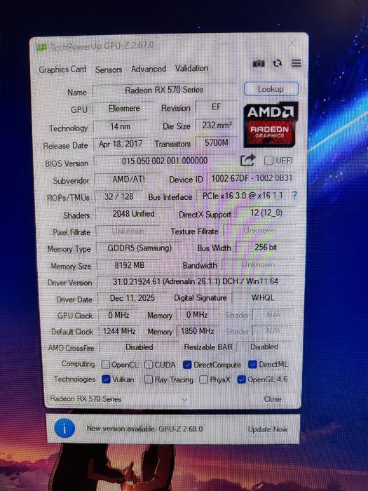 Відеокарта Maxsun RX 570 8Gb