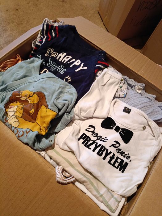 MEGA  paka ubranek dla CHŁOPCA 50-68 - tylko 2zł szt !