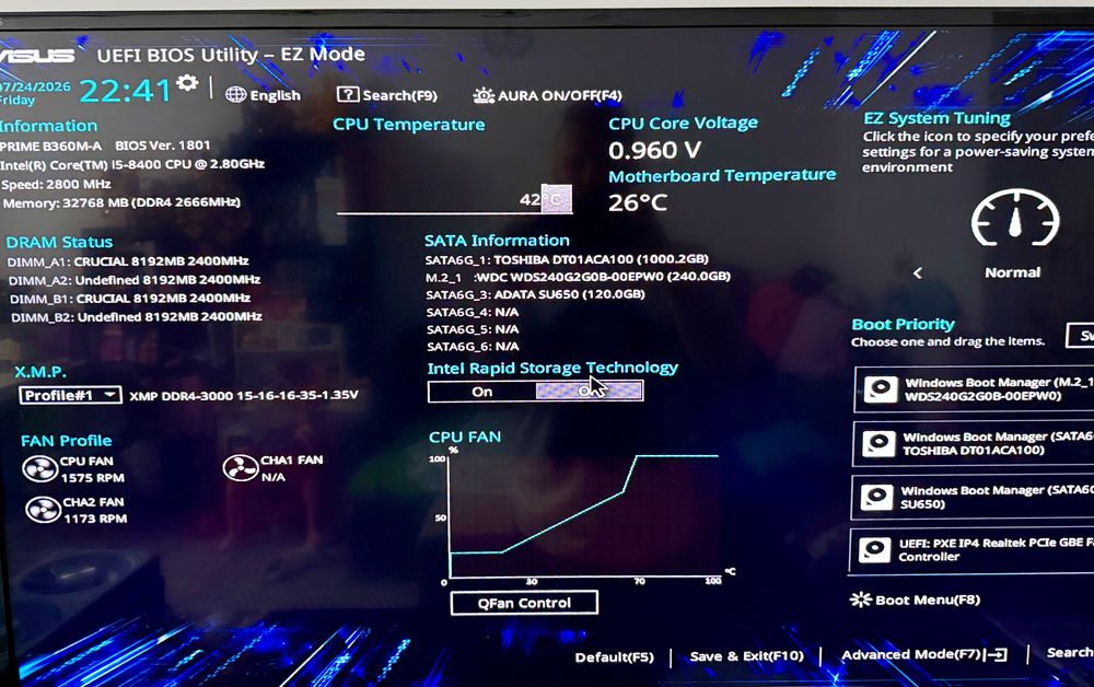 Asus b360 płyta główna