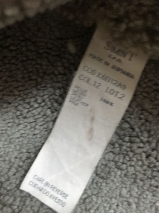 Kożuch krótki naturalny  męski Armanii Jeans r. 52 Vintage.
